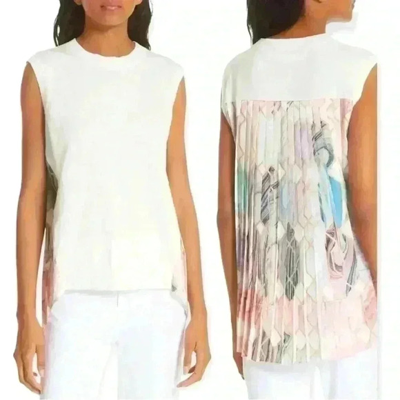 TED BAKER Clariey Sea of Clouds Top - Picture 1 of 12